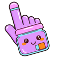 Cute Purple Jam Pointer