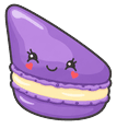 Cute Purple Macaron Default