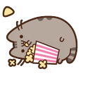 Cute Pusheen Popcorn Default