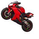 Cute Red Superbike Default