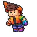 Cute Roblox Orange Headband Default
