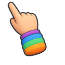 Cute Roblox Rainbow Headphones Pointer