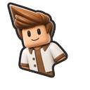Cute Roblox White Brown Jacket Default