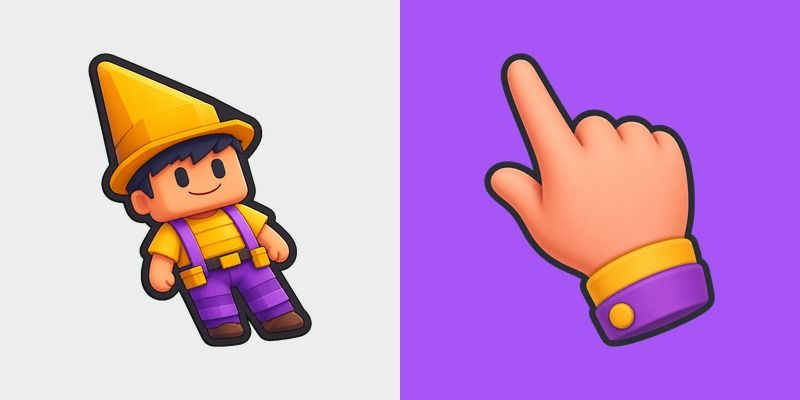 Cute Roblox Yellow Hat Worker