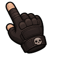 Cute Skull Hood Operator Pointer
