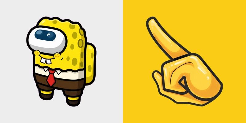 Cute SpongeBob Among Us