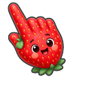 Cute Strawberry Sweetheart Cursor Pack Pointer