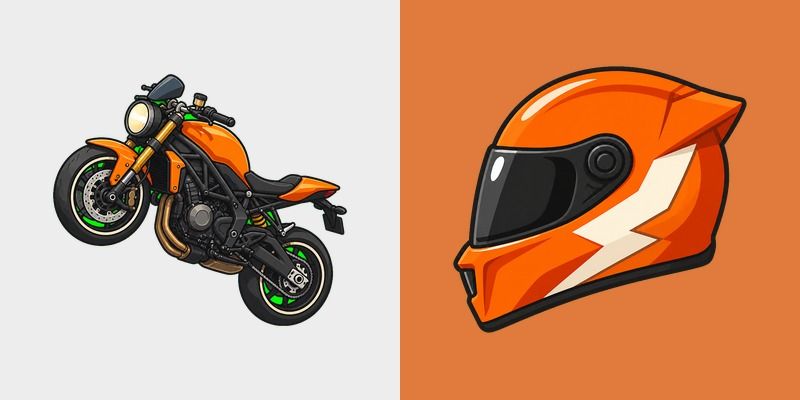Cute Sunset Superbike