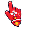 Cute Switzerland Rocket Pointer