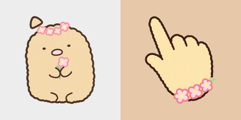 Cute Tonkatsu Flower