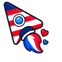 Cute USA Rocket Default
