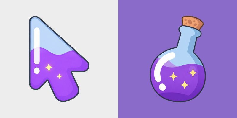 Violet Spark Charm