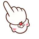 Cute White Cat Cake Pointer