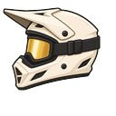 Cute White Trials Bike Pointer