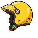 Cute Yellow Scooter Pointer