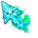 Cyan Cosmic Wind Light Default