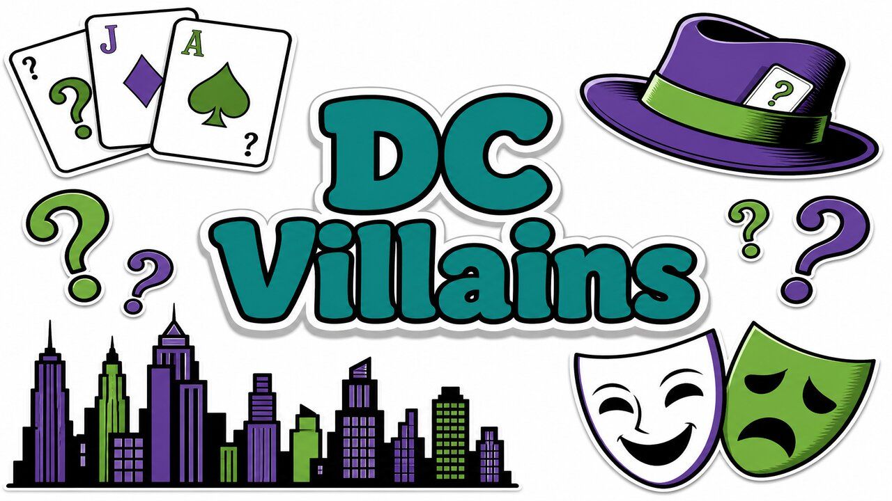 Фон колекції DC Villains & Teams