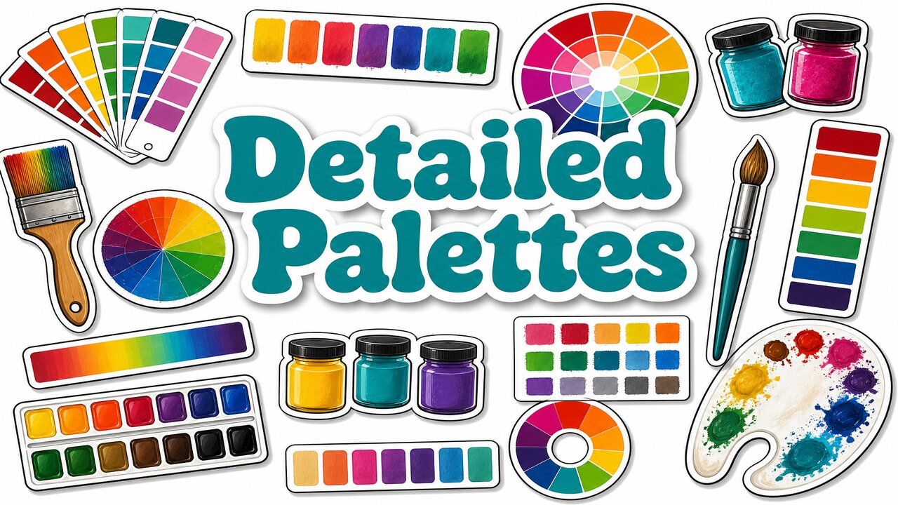 Detailed Colors Palettes