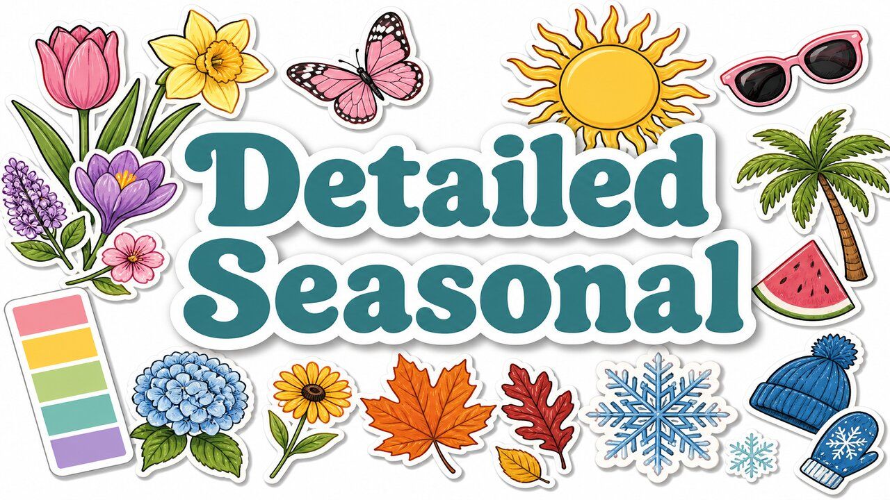Фон колекції Detailed Colors Seasonal