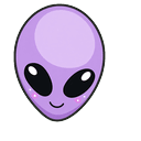 Dragonfruit Cosmic Alien Cursor Pointer