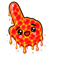 Dripping Lava Blob Pointer