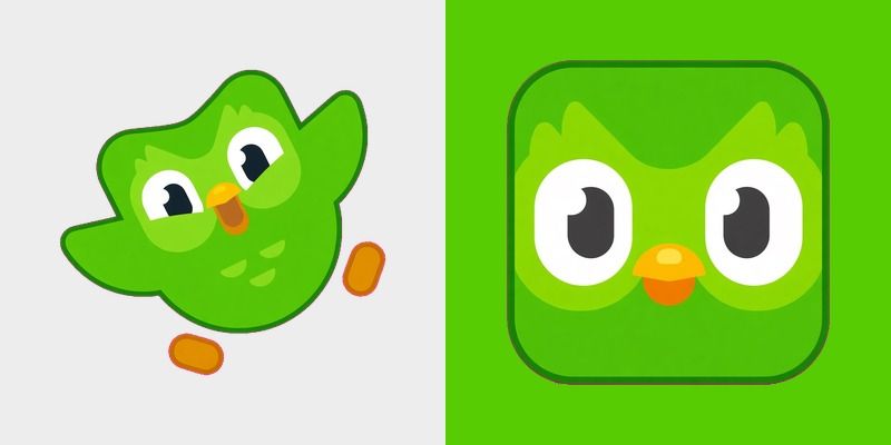 Duolingo Duo Owl & App Icon Cursor