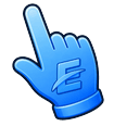 Electric Blue E Pointer