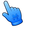 Electric Blue M Pointer