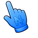 Electric Blue N Pointer