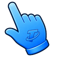 Electric Blue T Pointer