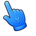 Electric Blue Y Pointer