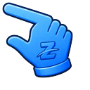 Electric Blue Z Pointer