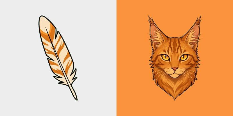 Ember Feather Cat