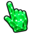 Emerald Crystal Arrow Pointer
