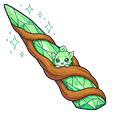 Emerald Spiral Wand Default