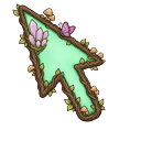 Fairycore Crystal Arrow Mossy Hand Default