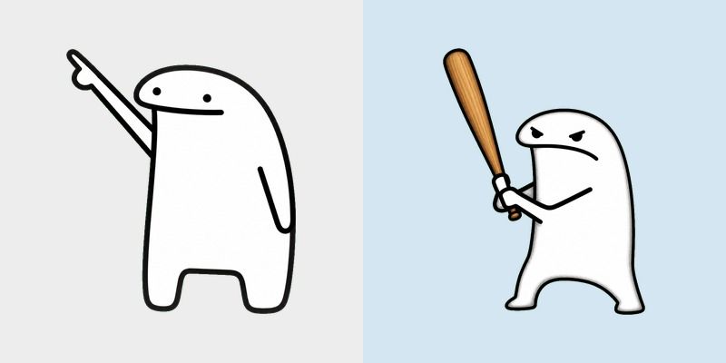 Flork with Bat