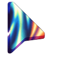 Fluids and Lights Sunrise Ocean Waves Cursor Default