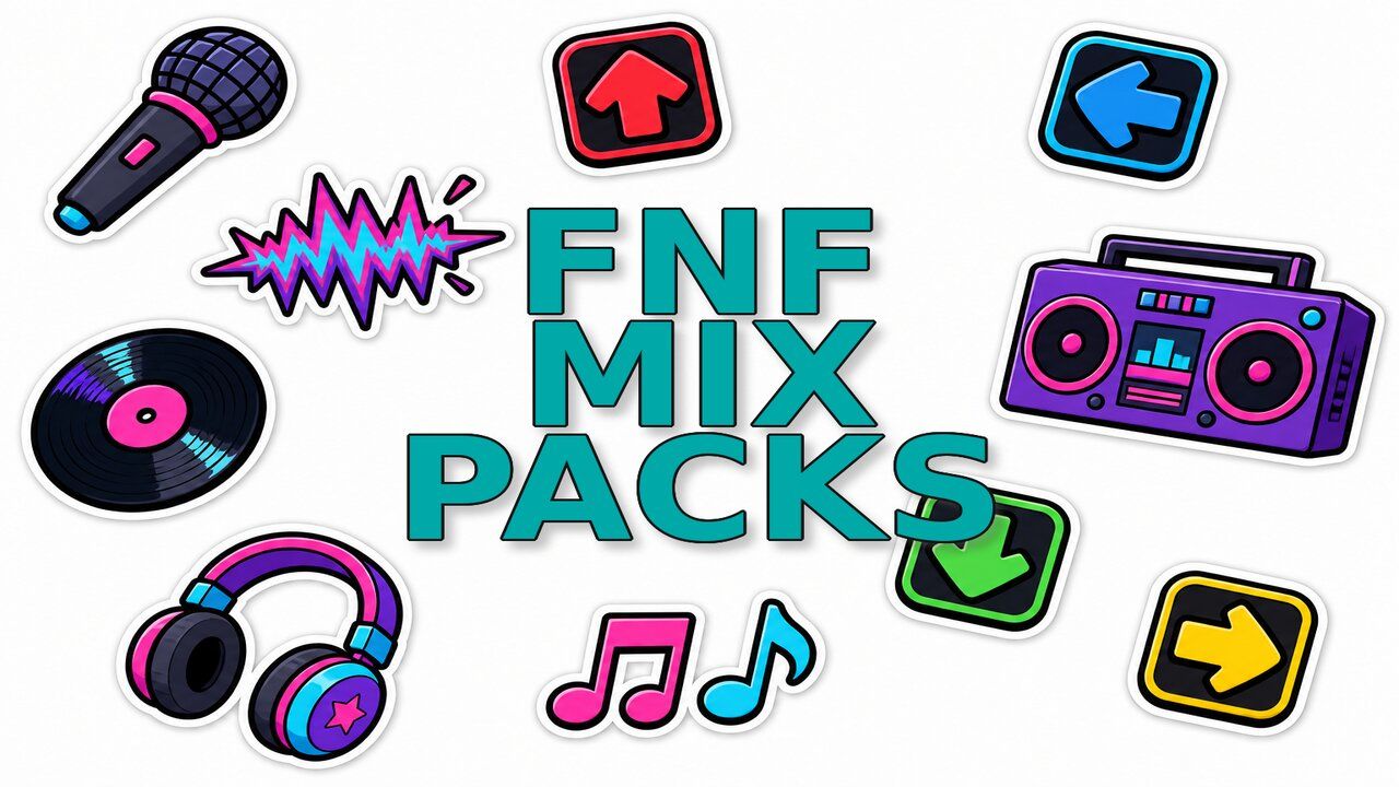 FNF Mix Packs - Custom cursor collection preview