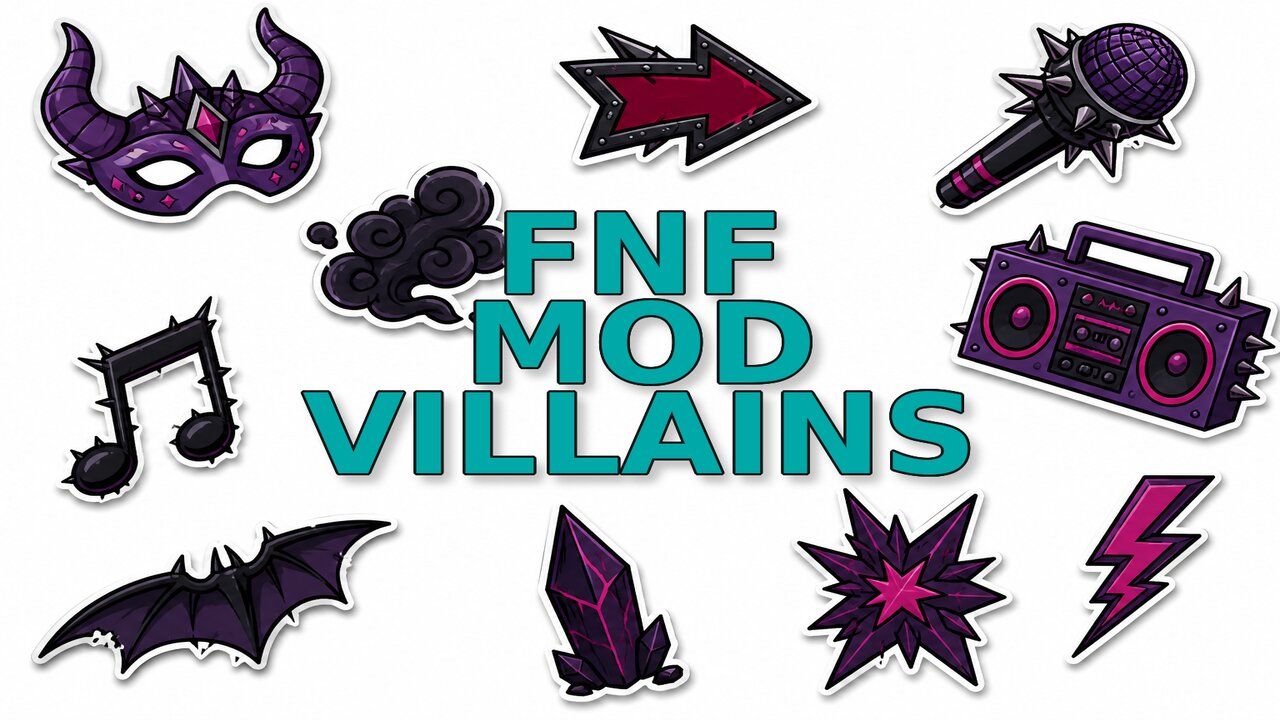 FNF Mod Villains - Custom cursor collection preview
