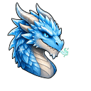 Frost Azure Wyvern Cursor Pointer
