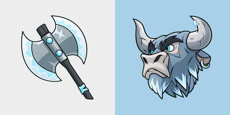 Frost Teros Axe Cursor