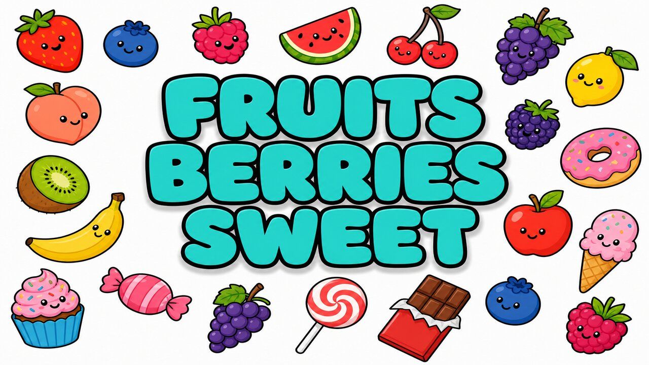 Fruits Berries & Sweet - Custom cursor collection preview