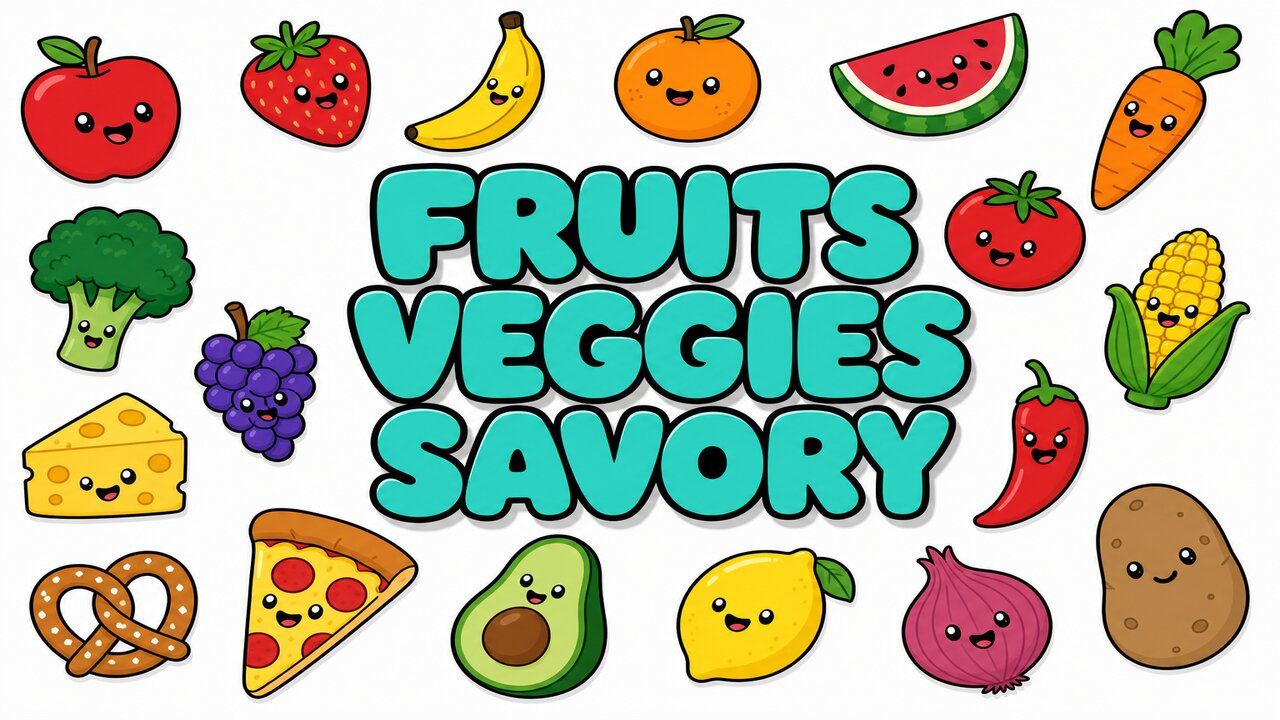 Fruits Veggies Savory - Custom cursor collection preview