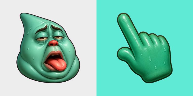 Funky Ehh Meme Teal