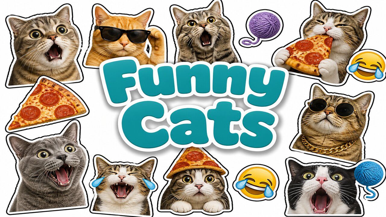 Фон колекції Funny Cats Memes