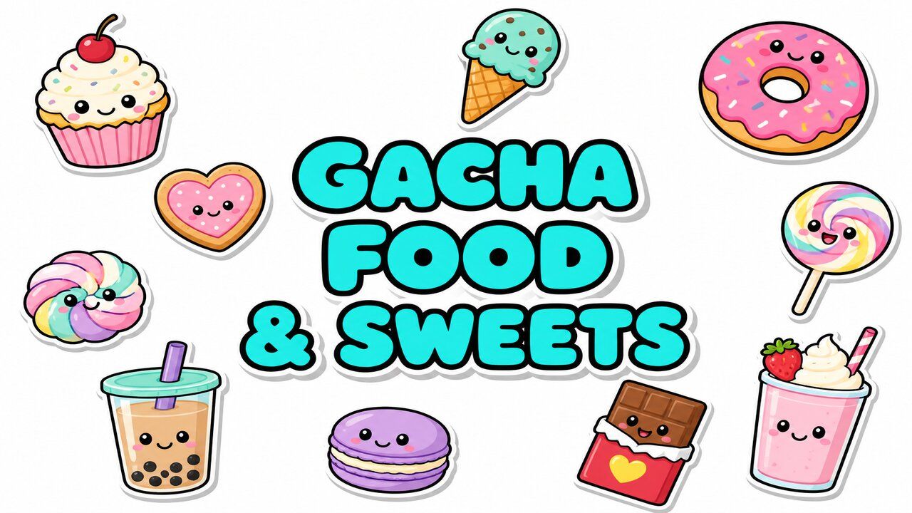 Gacha Life Food & Sweets - Custom cursor collection preview