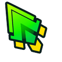 Geometry Dash Green Trail Default