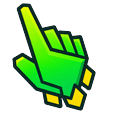 Geometry Dash Green Trail Pointer