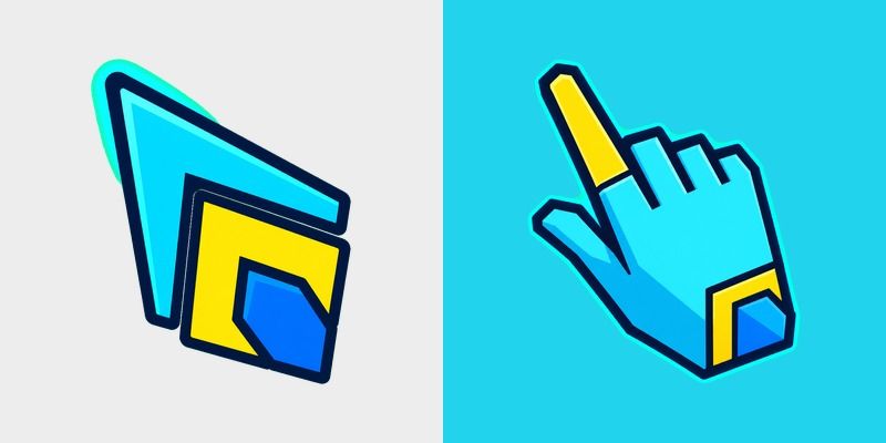 Geometry Dash Neon Chevron